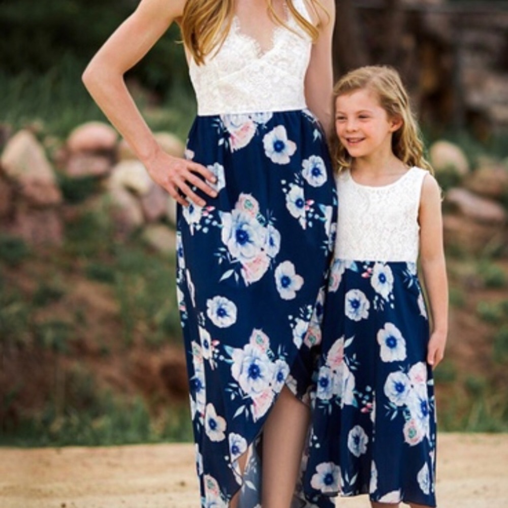 NWT Floral High Low Dress